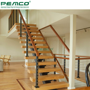 Современный домашний дизайн для помещений 4 6 8 10 кабель натяжения поручней кабель из нержавеющей стали система перил для лестницы - Product Image 1