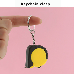 เทปพวงกุญแจแบบพกพา1ม. กระเป๋าพลาสติกขนาดเล็กพับเก็บได้พร้อมสีและโลโก้ที่กำหนดเองเพื่อการส่งเสริมการขาย - Product Image 3