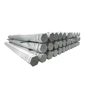 BS 1387 tubo de aço galvanizado por imersão a quente de 2,5 polegadas ASTM A53 fornecedor de tubos de aço pré-galvanizados