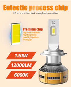 <span class=keywords><strong>F100</strong></span> H13 Led faro lampadina 12 v120w 360 gradi fascio IP68 impermeabile luce auto luci Led auto 12000 Lumens faro - Product Image 3