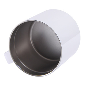 Taza térmica de acero inoxidable de 16 oz, redonda, con asa, para café, cerveza, agua, para oficina, regalos empresariales, primavera 2024 - Product Image 4