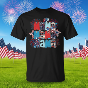 Camiseta para mujer American Mama 4th Of July Patriotic Mom - Product Image 3