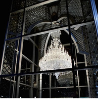 Lustre de luxe classique européen surdimensionné pour hall d'entrée, avec suspension à deux étages pour villa et salle de mariage