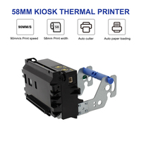 Imprimante thermique de tickets horizontale et verticale CASHINO KP-628E 58 mm pour kiosque de station de santé.