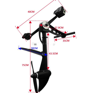 Sistema di guida a pedali a pinna per Kayak da pesca con bretelle regolabili per piedi Sup Marine Water Bike Boat Paddle Pedalboard singolo Flap - Product Image 6