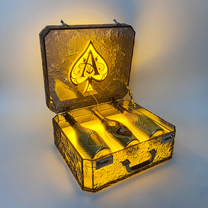 กล่องไวน์ทรงสี่เหลี่ยมผืนผ้าแบบมีไฟ LED ยี่ห้อ Oscar สำหรับงานปาร์ตี้ พร้อมโลโก้ที่ปรับแต่งได้ - Product Image 3