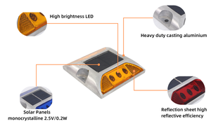 <span class=keywords><strong>Road</strong></span> Powered Cats Markers Precio intermitente Ojos Luz <span class=keywords><strong>Led</strong></span> para <span class=keywords><strong>Solar</strong></span> <span class=keywords><strong>Stud</strong></span> <span class=keywords><strong>Solar</strong></span> Cat Eye <span class=keywords><strong>Road</strong></span> Studs Pavement Marker - Product Image 5