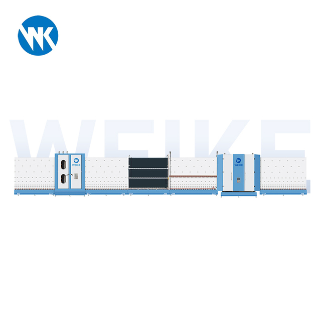 WEIKE CNC High-Accuracy 48KW Motor Double Glazing Insulating Glass Production Line Automatic Window Glass Making Machine 35s/psc