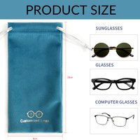 Vente chaude d'usine OEM Pochette de rangement pour lunettes de soleil en velours durable de haute qualité Faible MOQ Pochette pour lunettes pour les commandes en gros