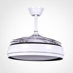Ventilateur de plafond avec lumière LED moderne, silencieux, télécommande, lumière chaude et froide pour chambre à coucher, salon, salle à manger - Product Image 6