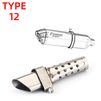 Pembunuh DB katalis Mid End depan Universal, untuk Muffler knalpot sepeda motor peredam bising Eliminator tipe khusus