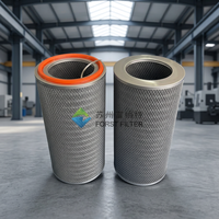 Filter Anti Ledakan Pengumpul Debu untuk Pemotongan Plasma dan Laser 324*660mm Kartrid Filter Serat Nano Tahan Api Karbon