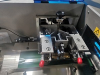 Machine d'emballage alimentaire automatique contrôlée par PLC pour sacs en papier/plastique, haute précision, longue durée de vie