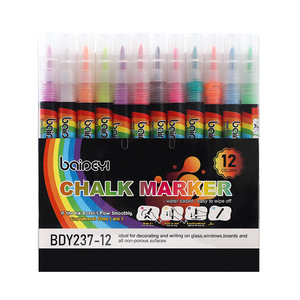 <span class=keywords><strong>Pennarelli</strong></span> Professionali Cancellabili a Gesso Liquido <span class=keywords><strong>da</strong></span> 2mm Senza Polvere per <span class=keywords><strong>Lavagna</strong></span>, Vetro, Finestre, Lavagne LED, con Logo Personalizzato - Product Image 5