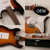 High Quality Custom ST Electric Guitar Kits 22 Frets Maple Neck with High Glossy Polish Elegant Upgrade