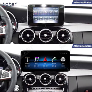 AOTSR pantalla táctil de 10,25 pulgadas para Mercedes Benz Clase C W205 NGT5.0 <span class=keywords><strong>8</strong></span> Core + 128G con navegación GPS Android Radio de coche - Product Image 2