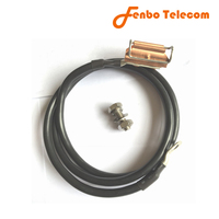 Kit de terre pour câbles coaxiaux, feeder, power et RG de 1/2 ", 7/8" de type universel. Utilisé dans la tour cellulaire