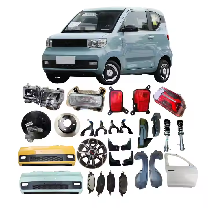Original Auto Spare Parts Car Accessories Headlight Tail Lamp Grill Bumper Auto Suspension Parts for Wuling Hongguang Mini EV