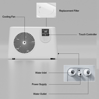 Bain froid à combinaisons multiples, facile à utiliser, avec filtre de remplacement pour spa, fitness, récupération et traitement par eau froide