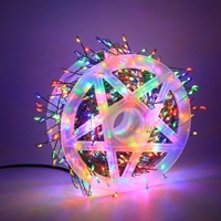 Guirlande lumineuse en forme de pétard, fil de cuivre, 8 modes, télécommande, minuterie, clignotement, défilement, pour arbre, chambre, fenêtre, décoration de festival