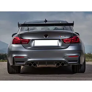 M3 M4 M5 M6 Vorstiner Stijl Racebaan Gt Abs Gloss Zwarte Achterste Kofferbaklip Voor Bmw 2014 Up F80 M3 F82 F83 M4 Spoiler