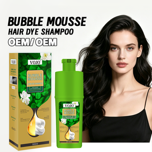 Shampoo Colorante Schiumogeno OEM Private Label 500ml a Base Vegetale con Estratti Verdi, Non Appiccicoso sul Cuoio Capelluto, Lunga Durata, Professionale da Salone - Product Image 1
