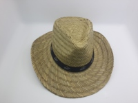 Chapeaux Panama en paille personnalisés pour l'été, pour hommes et femmes, à large bord, protection solaire UV avec logo personnalisé