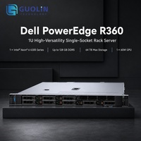 Serveur en rack Dell PowerEdge R360 2U pour le stockage de données des petites entreprises et le déploiement de réseaux de bureau