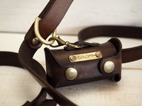 Produits pour animaux de compagnie Collier Ajustable De Qualité En Cuir Véritable Collier de Chien Rembourré VRS-0052