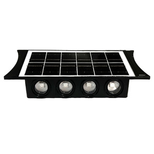 ไฟติดผนังโซลาร์เซลล์ 81012 ชิป LED สำหรับภายนอกบ้าน สวนหย่อม แสงตกแต่งกันน้ำ ไฟส่องผนังสร้างบรรยากาศ - Product Image 3