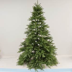 ต้นคริสต์มาสประดิษฐ์คุณภาพสูงสีเขียวพร้อมไฟ LED สีขาวอบอุ่น ดีไซน์พับได้ ตกแต่งด้วยลูกสน สำหรับใช้ภายในอาคาร - Product Image 2