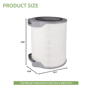 Filtro de Repuesto 3 en 1 Blanco H13 de Carbón Activado de Alta Eficiencia para Purificador de Aire LV-H134-RF, Tapa de Filtro de Alta Eficiencia - Product Image 5