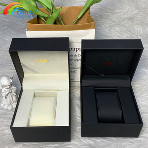 Caja de reloj de cuero personalizada, estuche de regalo cuadrado para reloj, embalaje de reloj resistente al agua, caja de reloj para hombre y mujer - Product Image 1