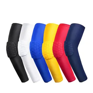 1pcs Arm Sleeve Non-skid Stabilizer Armband Elbow Support Basketball Arm Sleeve Breathable Football Safety Sport Elbow Pad