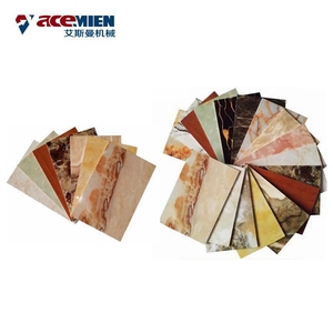 Acemien Laminate PVC đá cẩm thạch gạch tấm Tường Board Bảng điều chỉnh nhựa UV tấm đùn làm dòng máy - Product Image 2