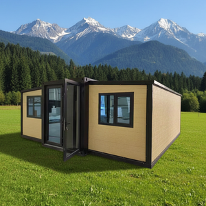 Maison préfabriquée pliable de haute qualité à installation rapide, 20 pieds, 40 pieds, 3 chambres, maison conteneur extensible, design moderne - Product Image 1