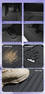 Bojue CITY SEDAN 3D écologique XPE imperméable antidérapant RHD ensemble complet <span class=keywords><strong>tapis</strong></span> de <span class=keywords><strong>voiture</strong></span> pour voitures en Thaïlande et en Australie - Product Image 5