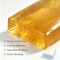 Adhésif d'emballage à haute résistance à l'adhérence, jaune clair, PSA, à base de colle thermofusible EVA, pour poignées de sacs fourre-tout et emballages de blocs, marque Jiechuang, Chine, Zhejiang