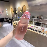 Bouteille d'Eau en Plastique Givré de 780 ml en Gros pour Sports, Extérieur, École, Enfants, Étudiants – Bouteille Portable à Boire Directement