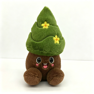 Juguete de peluche de árbol personalizable, Peluche de planta, Peluche con temática de naturaleza, Peluche de árbol verde, Lindo peluche de árbol - Product Image 4