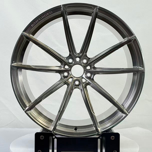 Ruedas <span class=keywords><strong>GUDE</strong></span> de Aleación de Aluminio Forjado con Acabado Plateado Cóncavo Profundo de 18-23 Pulgadas 5x112/120/114.3 para 350Z/370Z para M5/M3/M4 - Product Image 5