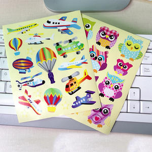 Commande en gros d'autocollants mignons de dessins animés, écologiques, imperméables, amovibles, pour meubles, décoration de carnet - Product Image 3