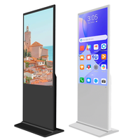 Kiosque d'affichage numérique vertical Android 11 Wifi de 49 pouces avec carte SIM, moniteur ultra large pour affichage numérique en public intérieur