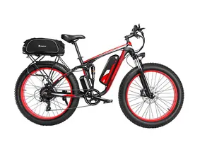 Супер Электрический велосипед горный велосипед 26 дюймов с толстыми покрышками для взрослых 48V 750W мотор рама из алюминиевого сплава, 7 скоростей, Байк, способный преодолевать Броды