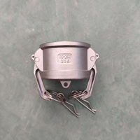Raccord de tuyauterie en aluminium moulé sous faible pression, raccord rapide de type C, résistant aux produits chimiques