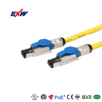 Pabrik OEM warna ganda Cat5E Cat6 Cat6A Cat7 Cat8 Ethernet UTP FTP SSTP 0.5 m 1m 5 m kucing 8 kabel Patch untuk manajemen warna