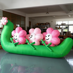 Décoration de festival de <span class=keywords><strong>la</strong></span> fête des riz en forme de dragon gonflable personnalisé avec logo pour centre commercial, course, marché, magasin, mariage, simulation de plante, accessoire - Product Image 3