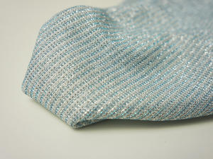 चमक के साथ इंटरलॉक बॉन्डिंग कपड़े के साथ आकाश नीला धातु बुना हुआ - Product Image 2