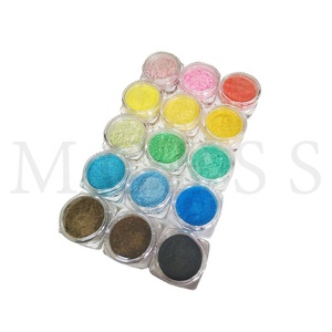Mcess campione libero di resina epossidica colorante sapone per fare candela colore colorante polvere di Mica per lucidalabbra sapone fare melma pigmento - Product Image 3