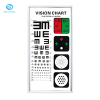 Tableau d'acuité visuelle LED en gros pour test oculaire, équipement optique, boîte lumineuse de test, tableau de vision